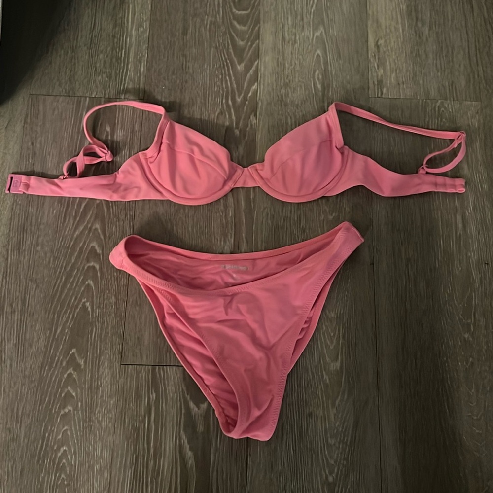 Blackbough pink bikini